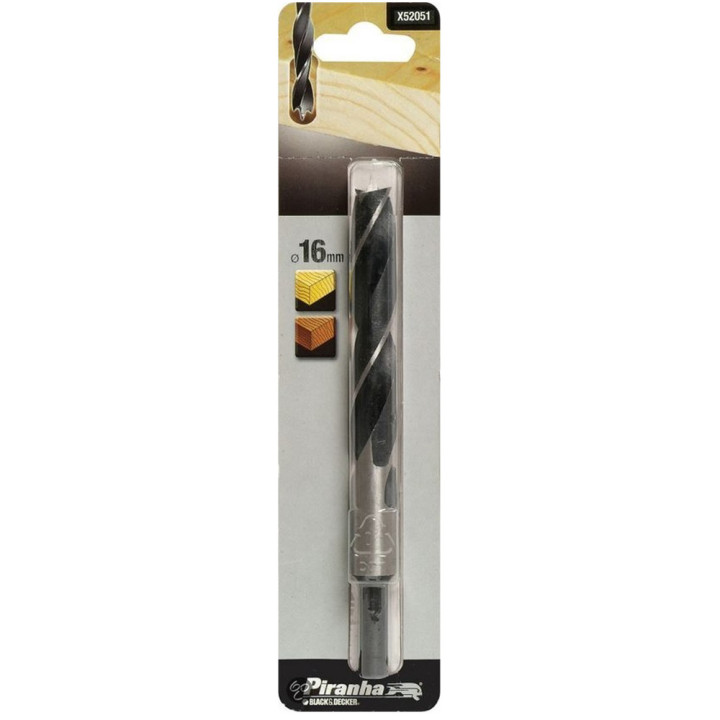 Piranha X52051 Punta Trapano per Legno 16mm