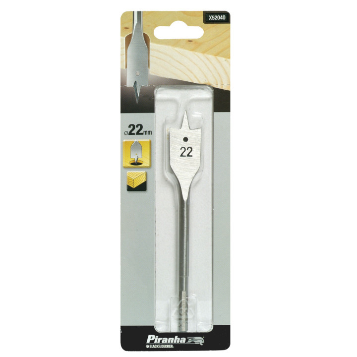 Tip Drill Flathead Wood 22mm