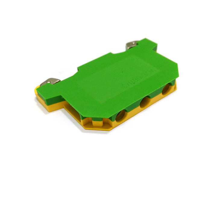 SIEMENS 8WA1011-1PF00 - 7x Morsetto per guida DIN 2.5mmq Giallo/Verde
