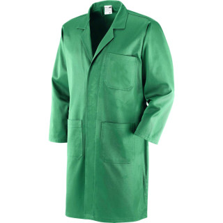 Camice da Lavoro Manica Lunga in Tessuto Cotone/Poliestere Verde - S