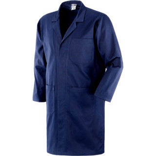 RN - Camice da Lavoro Manica Lunga in Tessuto Cotone/Poliestere Blu - TG 46