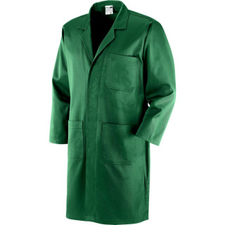 RN - Camice da Lavoro Manica Lunga in Tessuto Cotone/Poliestere Verde Scuro - Tg 50