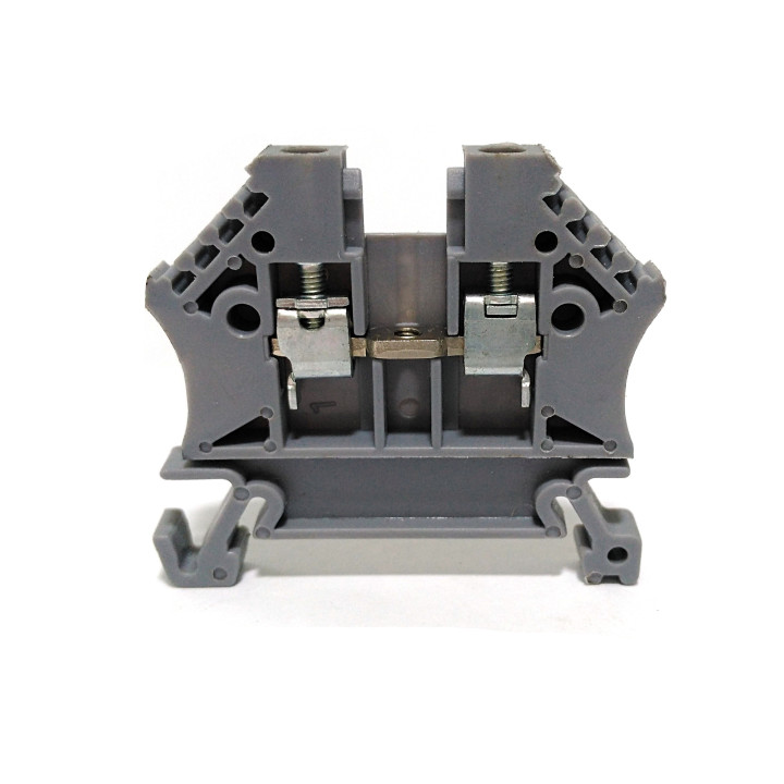 KEMA 03ATEX2118U EURO-2.5 - 5 x Morsettiera Passante a Vite Grigio 2.5mm2 800V 24A