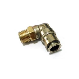 SISTEM-PNEUMATICA MSE4-M5P - Raccordo a L Filetto Maschio R1/4" per Tubo da 8mm