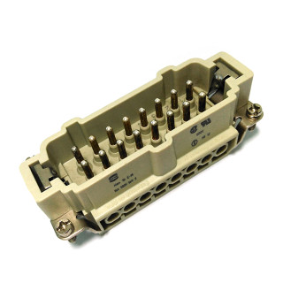 HARTING HAN-16-E-M - Connettore di Alimentazione Maschio 16A 500V 16-Vie