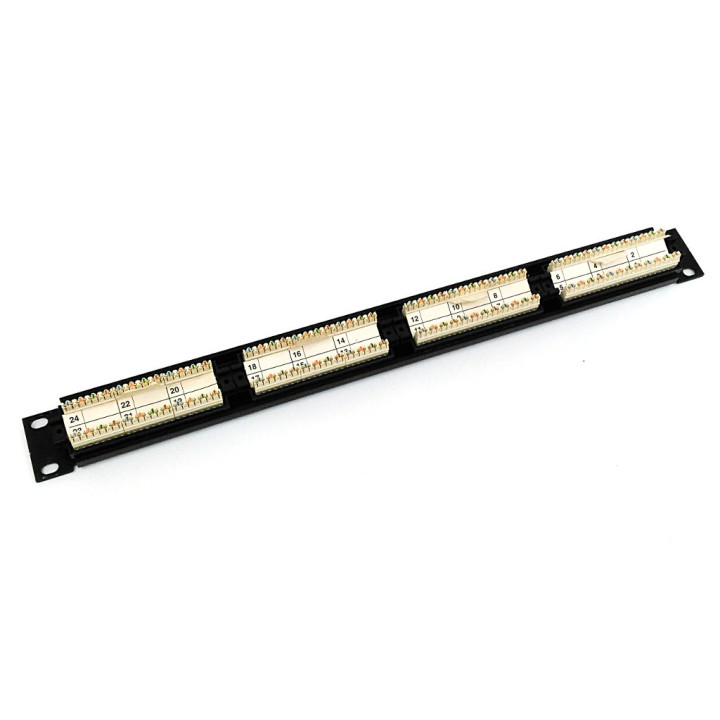 AMP 557870 - Patch Pannel T568B 24 Port CAT 5