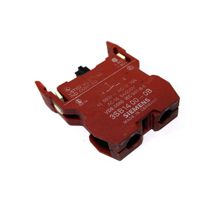 SIEMENS 3SB1400-0CE - Blocco Contatti 1NC 660VAC 10A