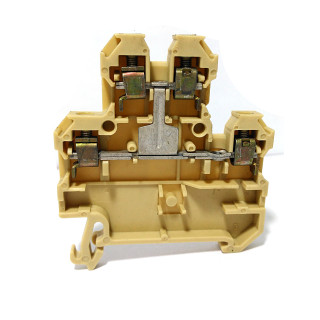 WEIDMULLER DK4Q - 5 x Morsetto Componibile Passante 400V 2.5mmq Beige