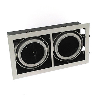 ILMAS XM2478-2 - Porta Lampada da Incasso a Due Luci