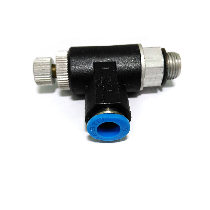 FESTO GRLA-3/8-QS-8-RS-D - Regolatore di Pressione 1/8" Maschio per Tubo 6mm