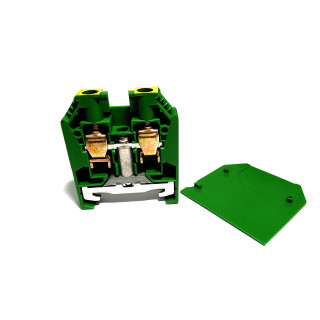 WIELAND WK10SL/35 + AP10SL - 3 x Morsetto Componibile 750-900V 6-16AWG + Piastra Terminale