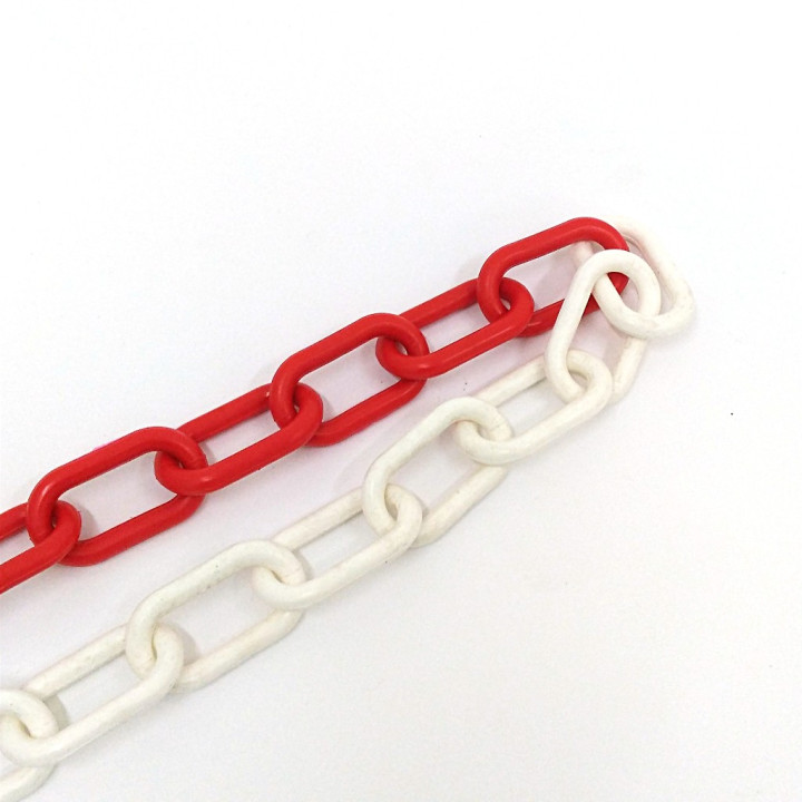 Catena Segnaletica Bianco/Rossa - 7Mt