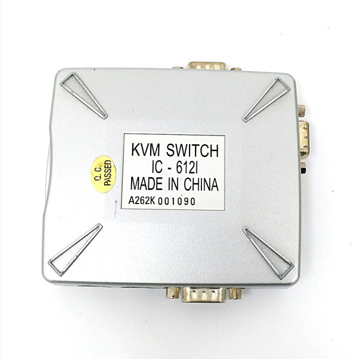 DIGITUS KVM IC-612l - Mini Switch 2-Port PS/2+VGA