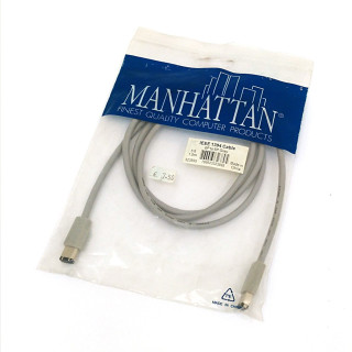MANHATTAN IEEE 1394 - Cavo 6P to 6P 5FT- 1.5Mt - Grigio
