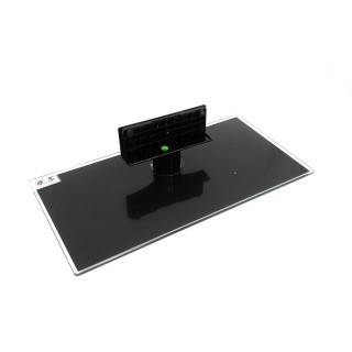 Supporto Base Rotante Rettangolare in Vetro per Monitor - 44x23cm