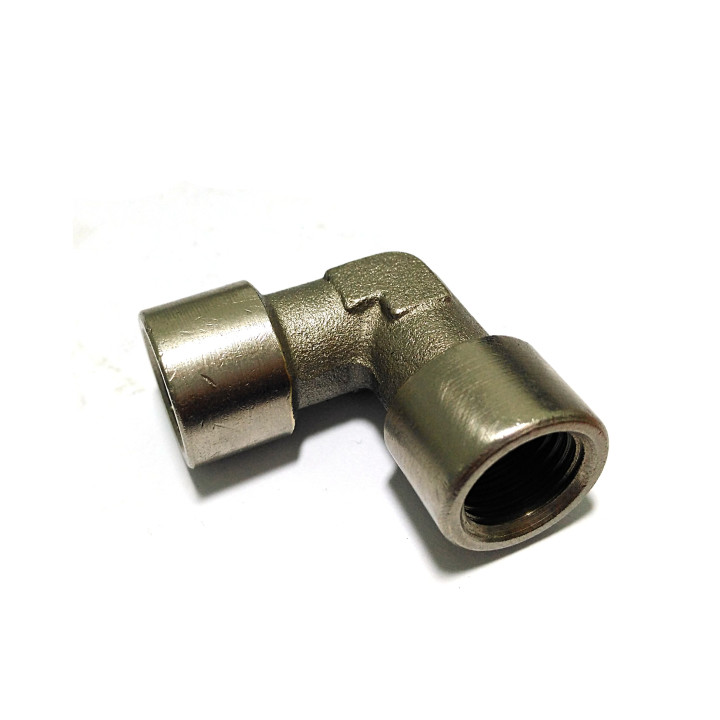 Raccordo Filettato a Gomito di 90° - 1/4"FF