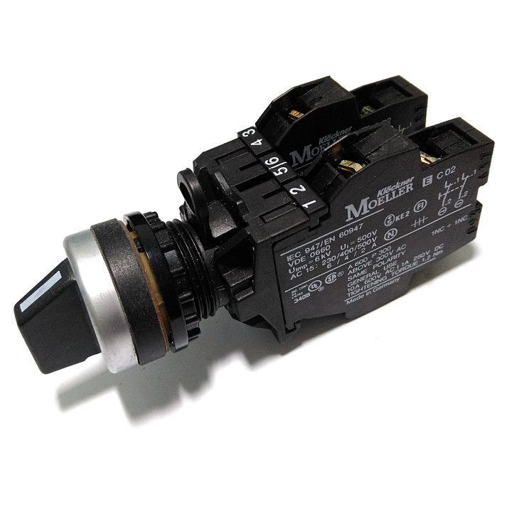 EATON MOELLER EK10 - Interruttore Industriale con Selettore a 2 Pozicione