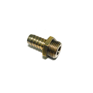 Raccordo in Ottone 1/2"M con Portagomma in Resca da 13mm - OEM