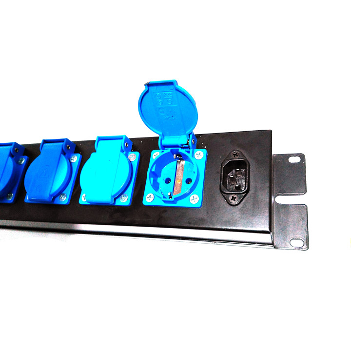 VIVANCO EKS6S - Ciabatta Multipresa 6 Posti 16A 250V 3500W Max - Interruttore - Nero