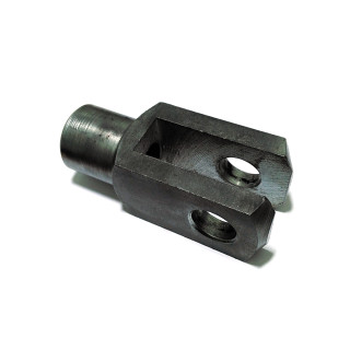 CNC 3D - Gancio in Acciaio per Attuatore F18mm - 100x40mm