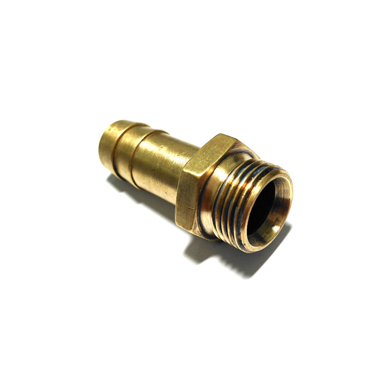 Raccordo in Ottone 2/3"M con Portagomma in Resca da 13mm - OEM