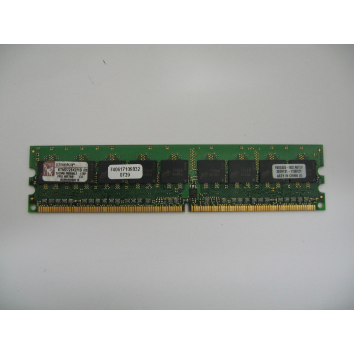 Memoria Ram 512Mb PC2-5300 667Mhz DDR2-ECC-DIMM-240 Pin