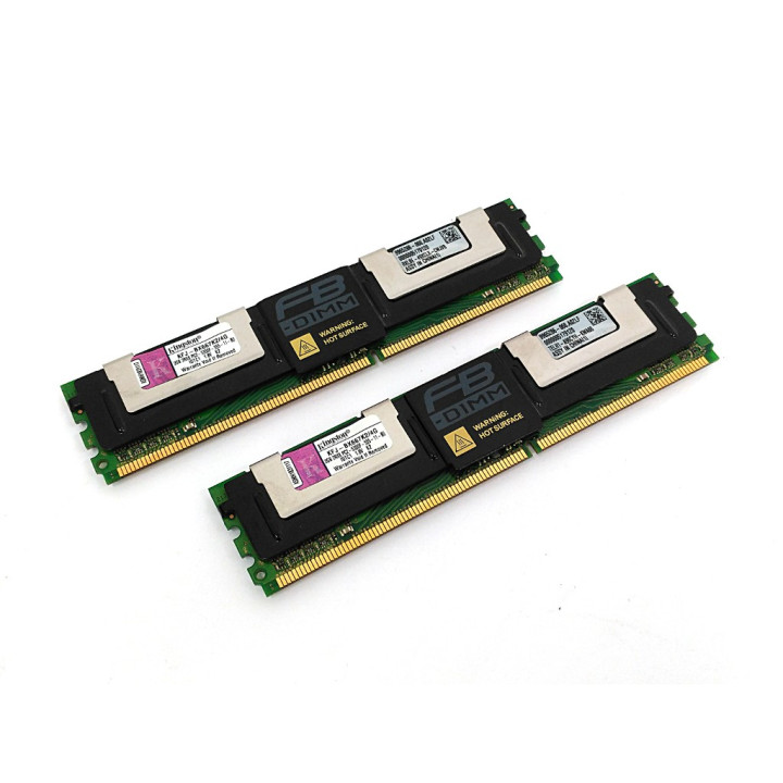 KINGSTON KFJ-BX667K2/4G - Kit da 4Gb (2x2Gb) Meroria Ram DDR2 2RX8 PC2-5300F