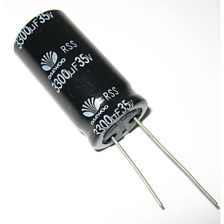 Electrolytic Capacitor THT - 3300uF 35V