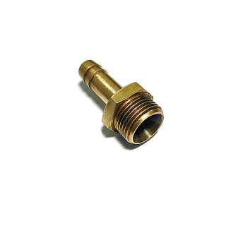 Raccordo in Ottone 1/2"M con Portagomma in Resca da 13mm - OEM