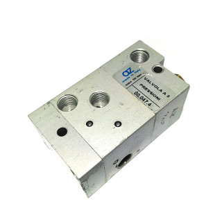 AZ PNEUMATICA 00.047.4 - Valvola a 2 Pressioni NC a Comando Pneumatico