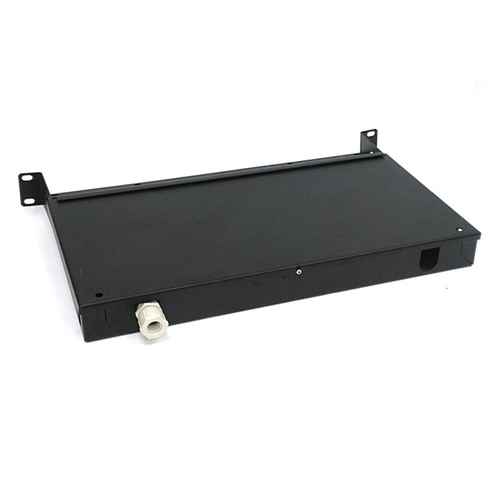 Box Ottico Fibra Rack 1U - Nero