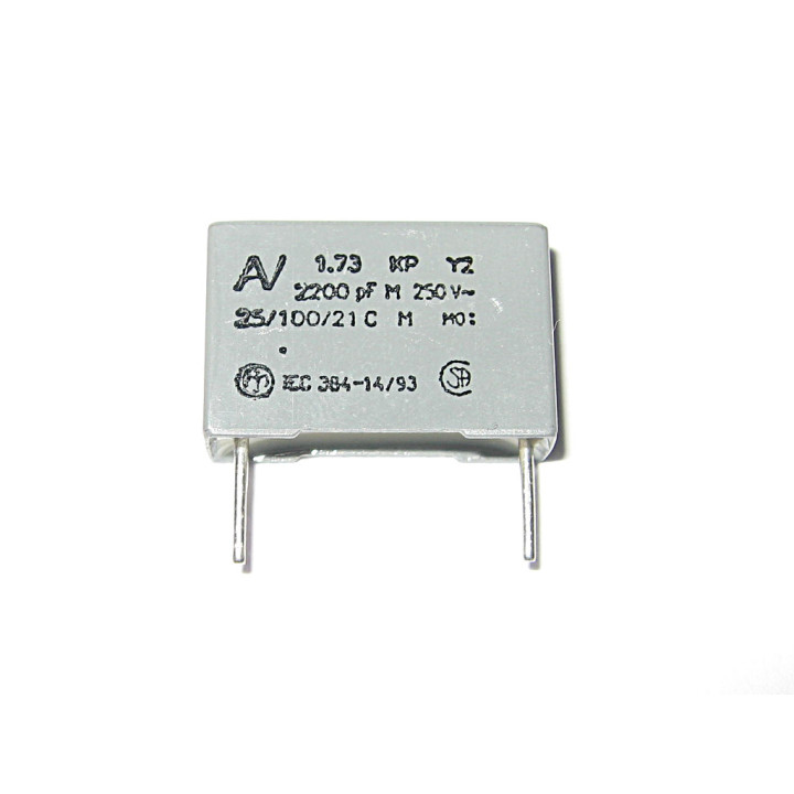 Film Capacitor Class Y2 R73 - 2.2nF 2200pF +/- 20% 250V