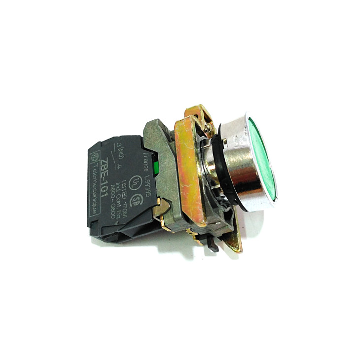 TELEMECANIQUE ZBE-101 - Blocco Contatto con Pulsante Verde 240V 3A