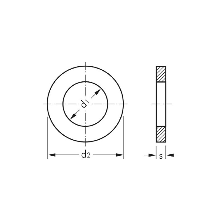 BERNER 632937 - 20 x Rondelle piane