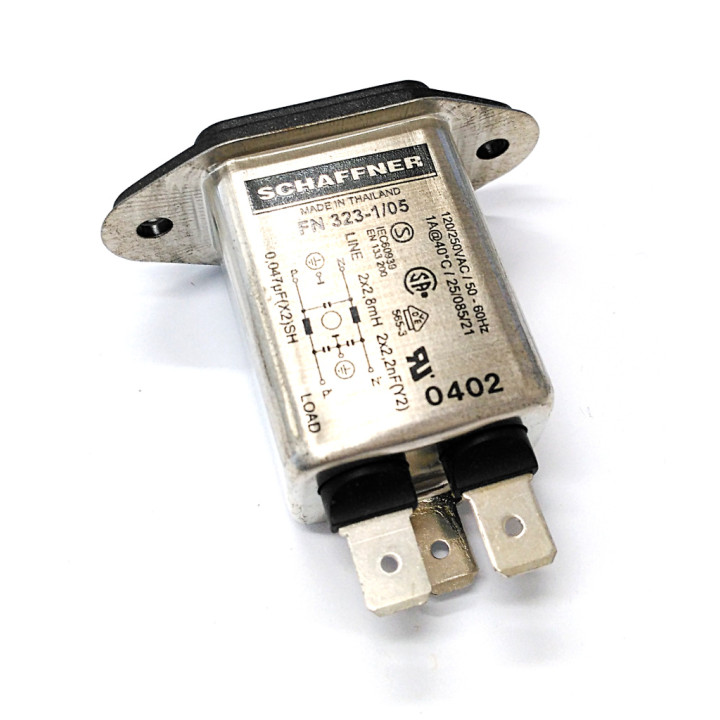 Connettore Presa Filtrata/Filtro VDE Foro Passante