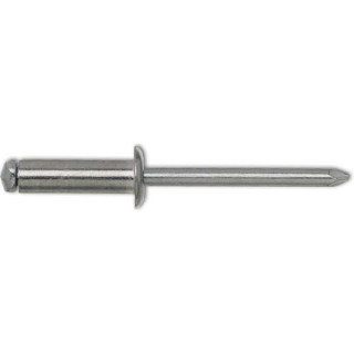 SACTO - 10 x Rivetto a Strappo ISO15977 6x18 Alluminio-Acciaio