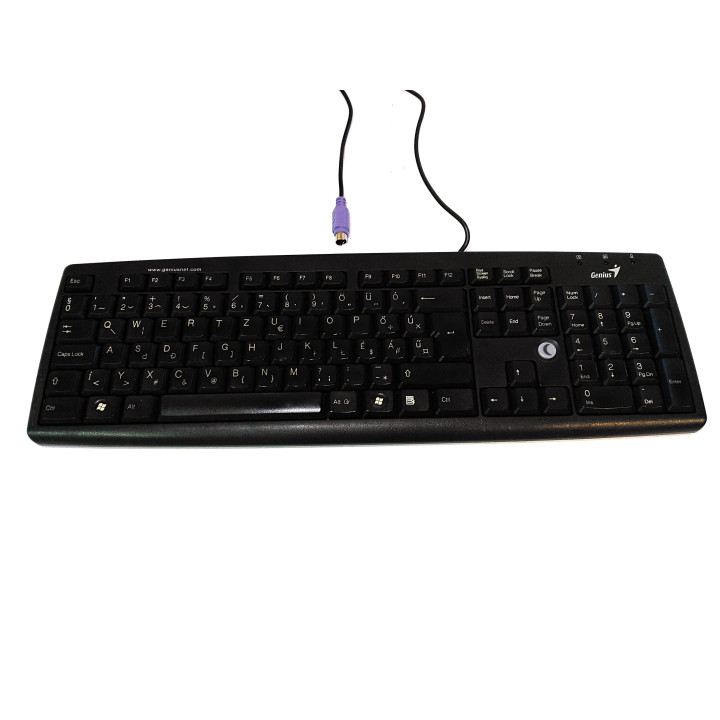 GENIUS KB-06XE - Tastiera Nero Standard PS/2 per PC