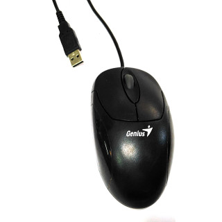 GENIUS GM-04003A - Mouse a 2 Pulsanti + Rotellina di Scorrimento con Cavo USB