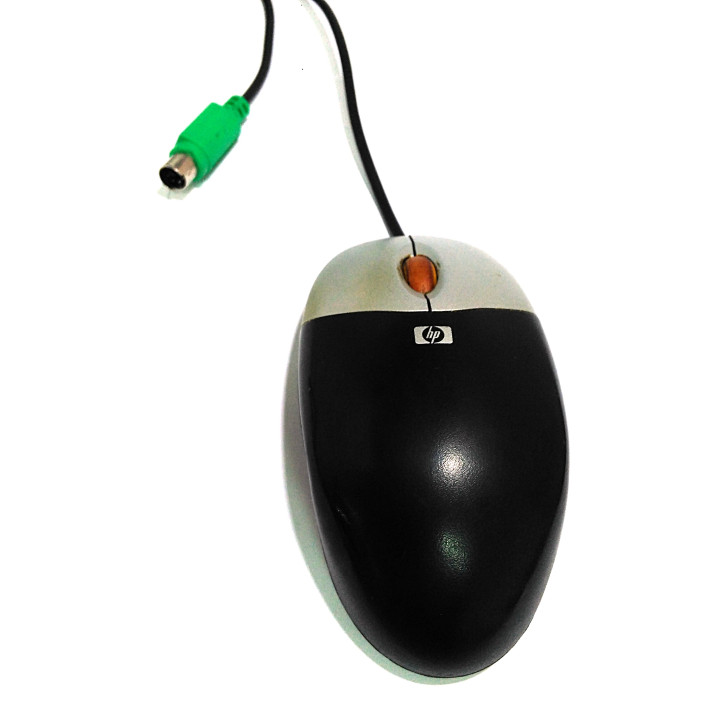 HP N8ROP-02 - Mouse a 2 Pulsanti + Rotellina di Scorrimento con Cavo PS/2
