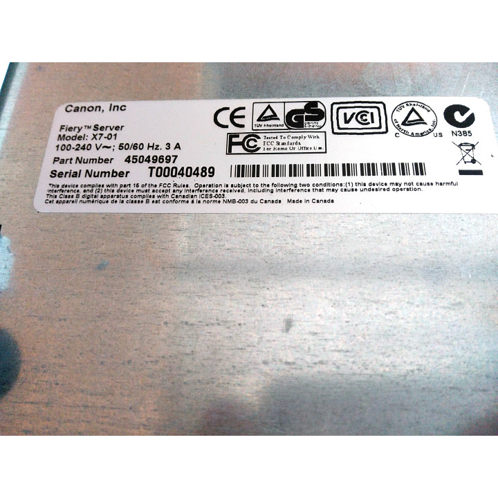 CANON  X7-01 - Server 256MB