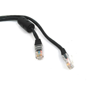 SUNF - Cavo di Rete UTP Patch Cord 24AWG 4PR Cat 5 - 1.80Mt - Nero