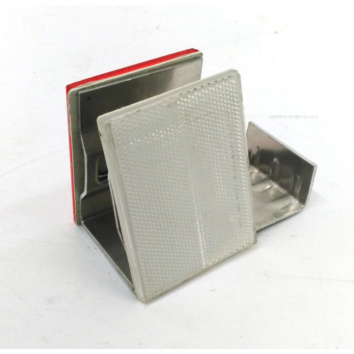 GANELLI - Catadiottro Doppio con Supporto in Alluminio L 130mm