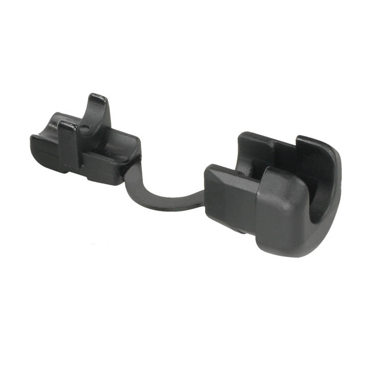 7x Moss SR 3A-4 - Passacavo Antistrappo Dritto Nylon 6.6 NERO