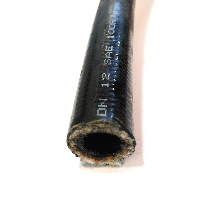 NYLAFLOW DN12 -Tubo in Gomma Resistente all'olio Combustibile Rinforzato in Nylon - 17.5m