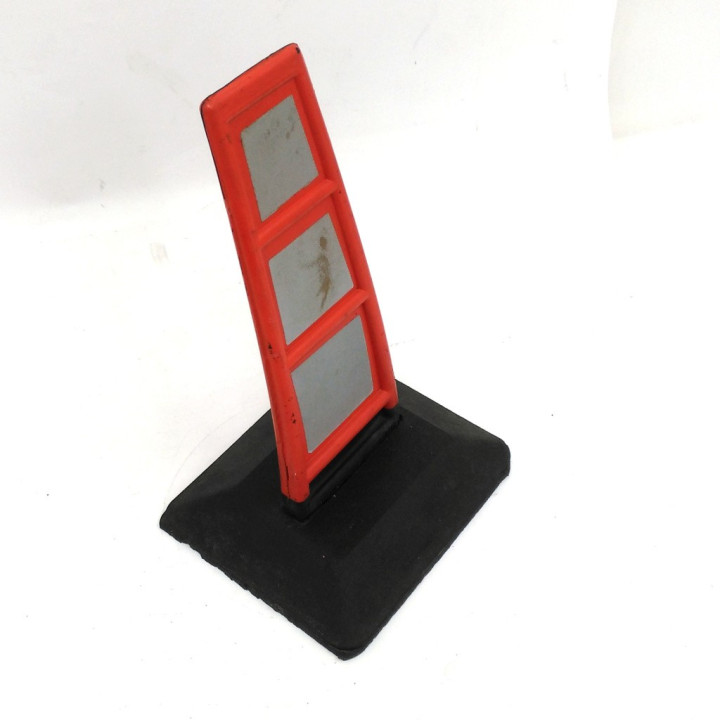 OEM - Divisore di Corsia Triangolare in Gomma con Base