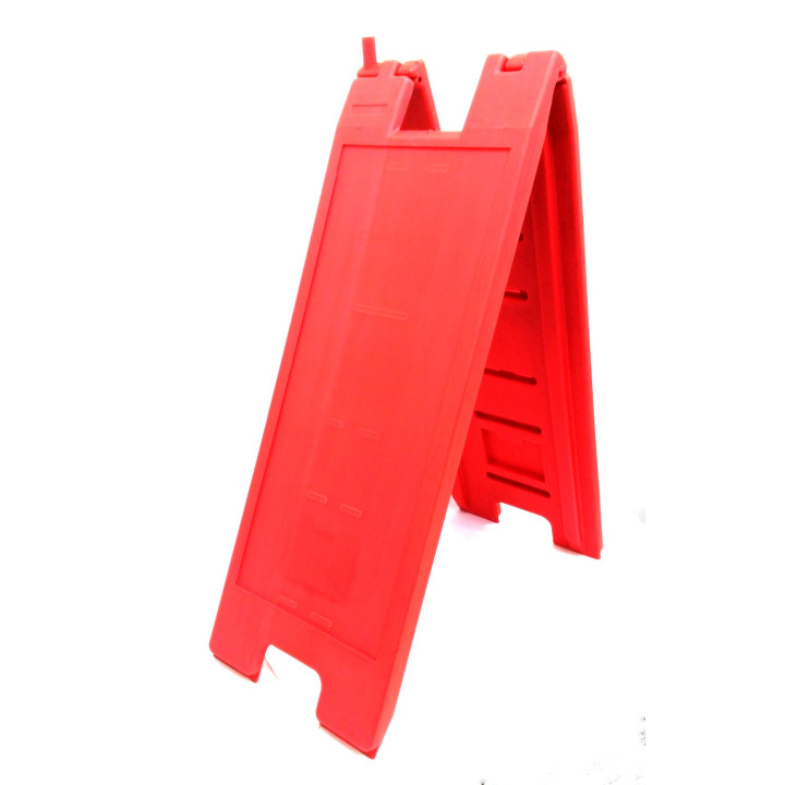 OEM - Segnale a Cavalletto in Plastica H 1060mm - Rosso