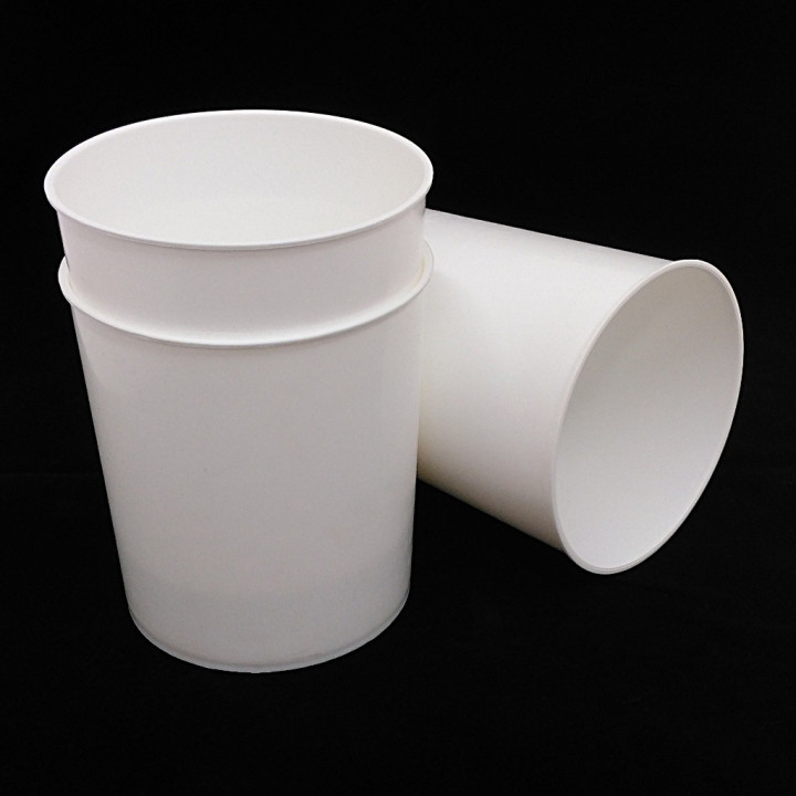 GEM PLAST ART.67 - 12 x Contenitore in Plastica 600ml - Bianco