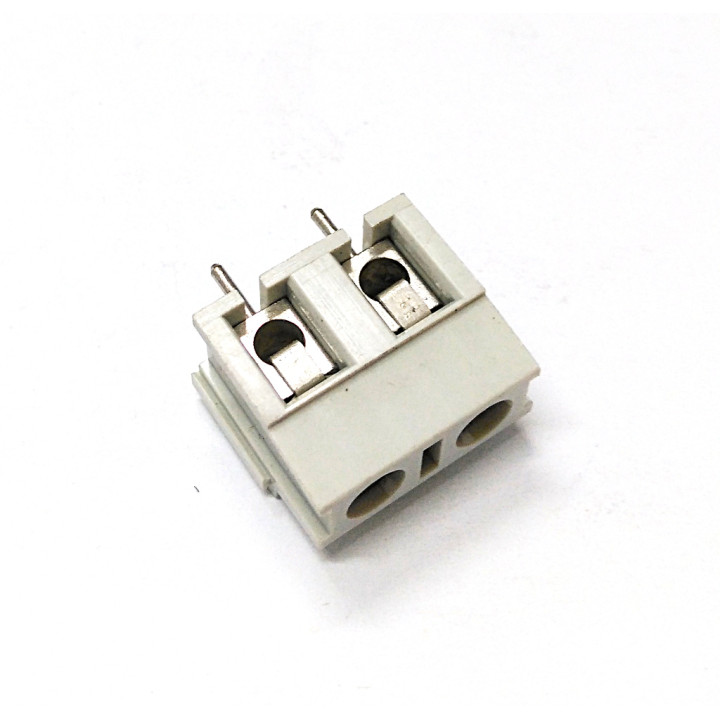 7x Omega Fusibili - Morsettiera Componibile PCB 24A 750V GRIGIO - 2 Poli