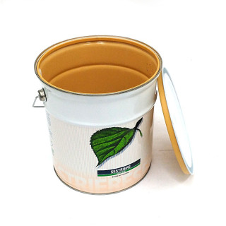 Contenitore in Metallo con Coperchio per Pittura - 4Lt