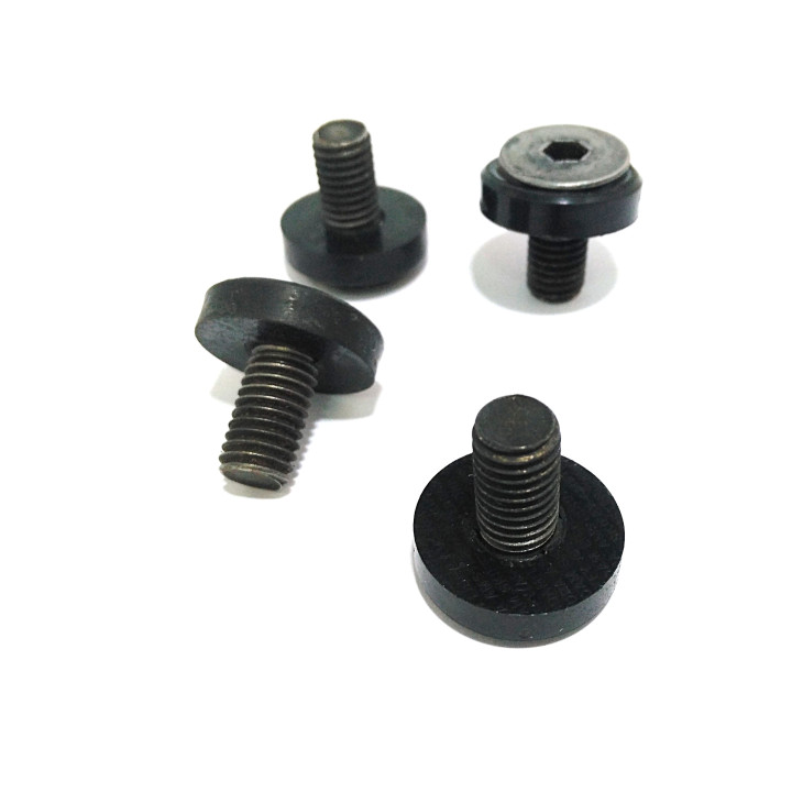 CNC 3D - 4 x Pomello Monopola con vite Filettato